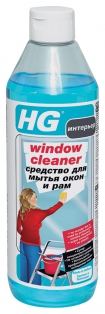Средство для мытья окон и рам HG. Инструкция по применению. Фото- и видеообзор. Средство для мытья окон и рам HG