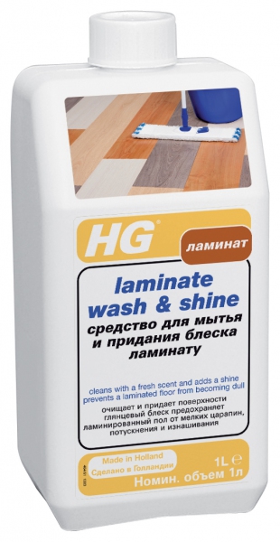 Средство для мытья и придания блеска ламинату -1
